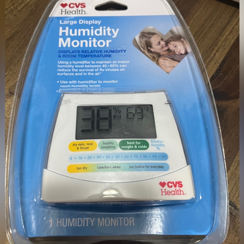 Large Display Humidity Monitor
